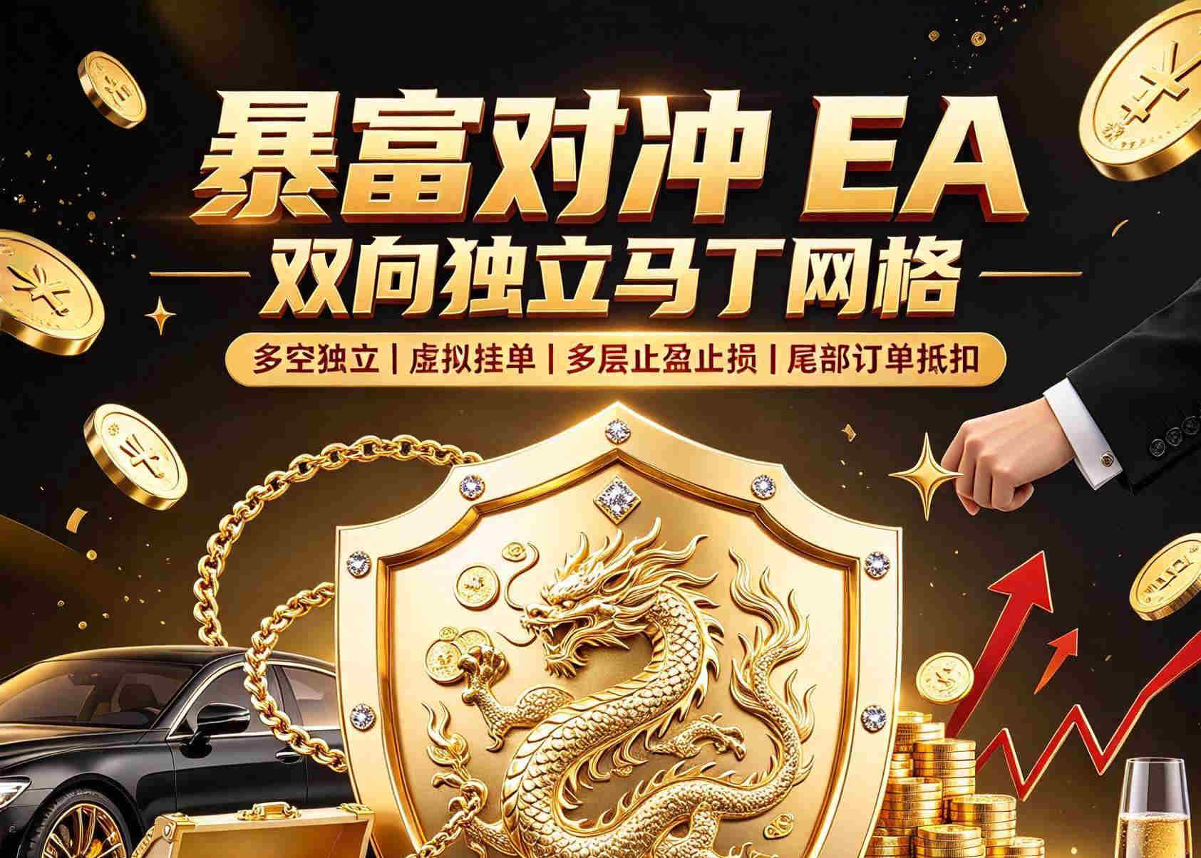 暴富马丁对冲 MT5 源码